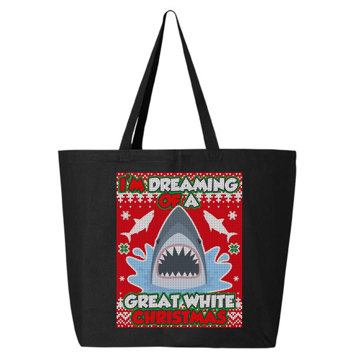 I'm Dreaming Of A Great White Christmas 25L Jumbo Tote