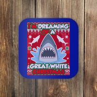 I'm Dreaming Of A Great White Christmas Coaster