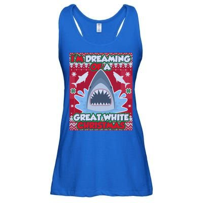 I'm Dreaming Of A Great White Christmas Ladies Essential Flowy Tank