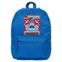 I'm Dreaming Of A Great White Christmas 16 in Basic Backpack