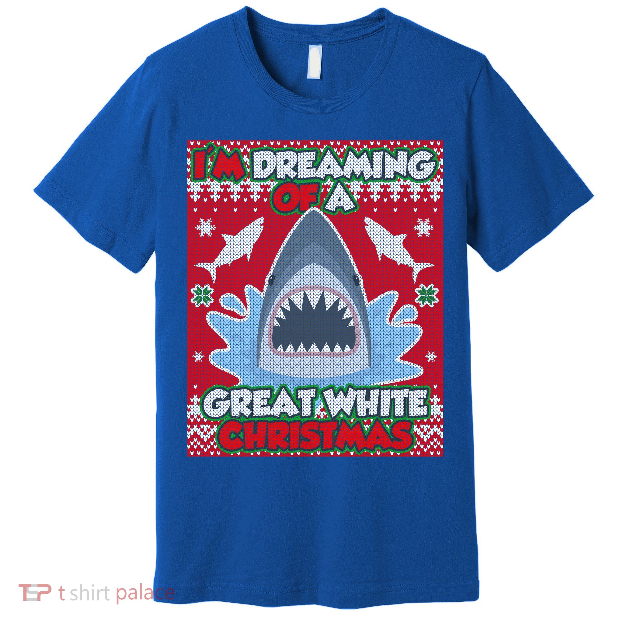 I'm Dreaming Of A Great White Christmas Premium T-Shirt