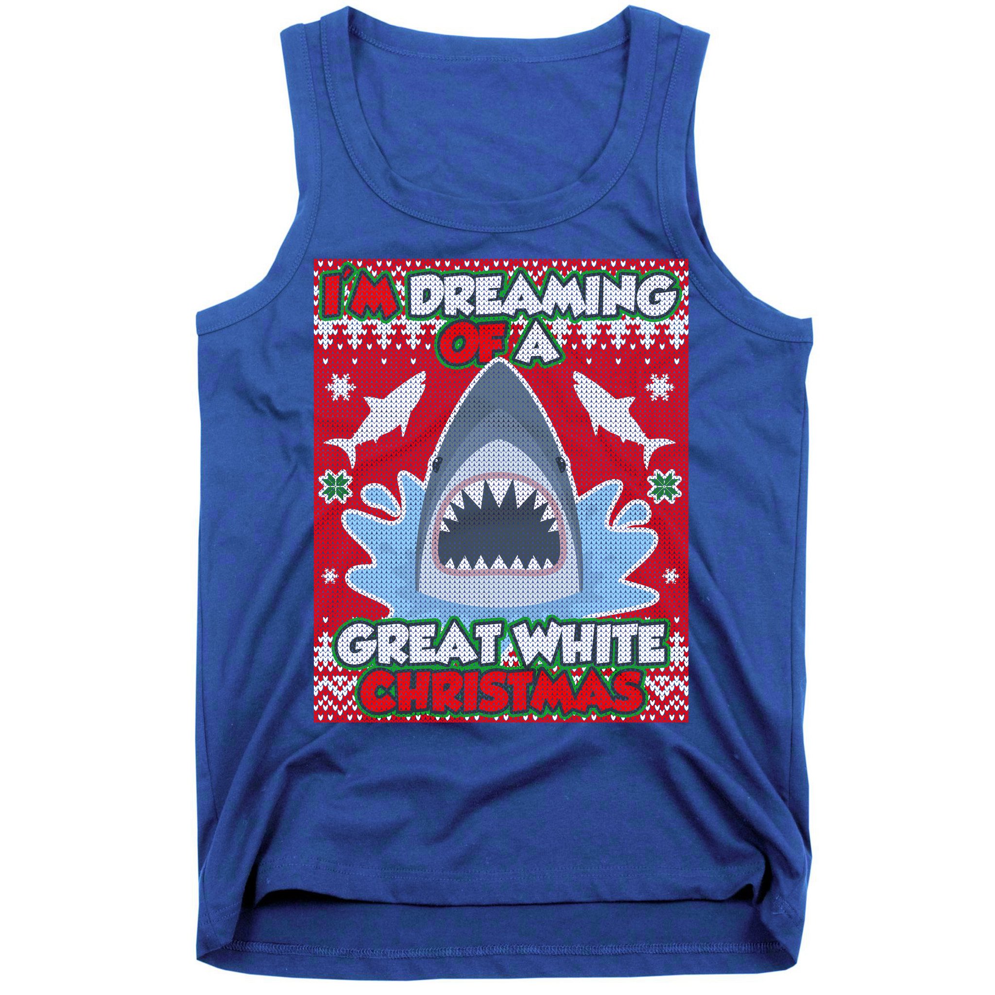 I'm Dreaming Of A Great White Christmas Tank Top