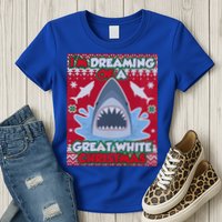 I'm Dreaming Of A Great White Christmas Womens T-Shirt