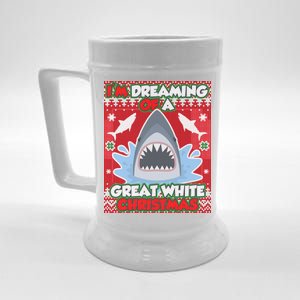 I'm Dreaming Of A Great White Christmas Beer Stein