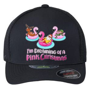 I'm Dreaming of a Pink Christmas Flexfit Unipanel Trucker Cap