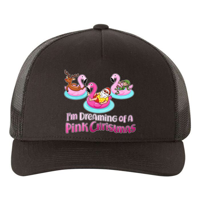 I'm Dreaming of a Pink Christmas Yupoong Adult 5-Panel Trucker Hat