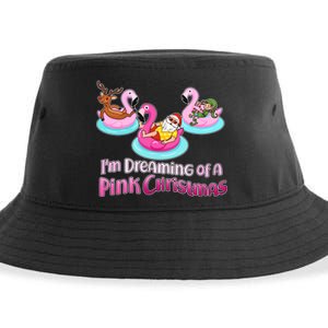 I'm Dreaming of a Pink Christmas Sustainable Bucket Hat