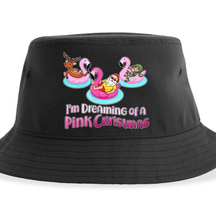 I'm Dreaming of a Pink Christmas Sustainable Bucket Hat