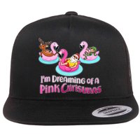 I'm Dreaming of a Pink Christmas Flat Bill Trucker Hat