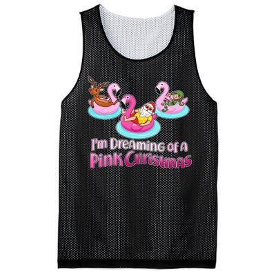 I'm Dreaming of a Pink Christmas Mesh Reversible Basketball Jersey Tank