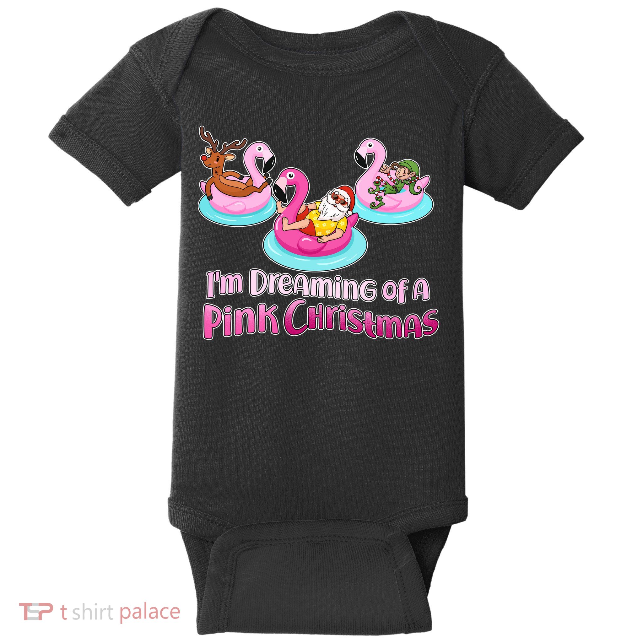 I'm Dreaming of a Pink Christmas Baby Bodysuit
