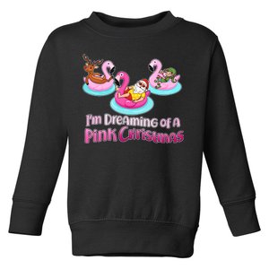 I'm Dreaming of a Pink Christmas Toddler Sweatshirt