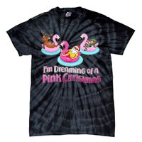 I'm Dreaming of a Pink Christmas Tie-Dye T-Shirt