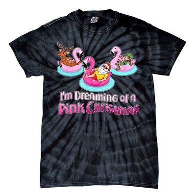 I'm Dreaming of a Pink Christmas Tie-Dye T-Shirt