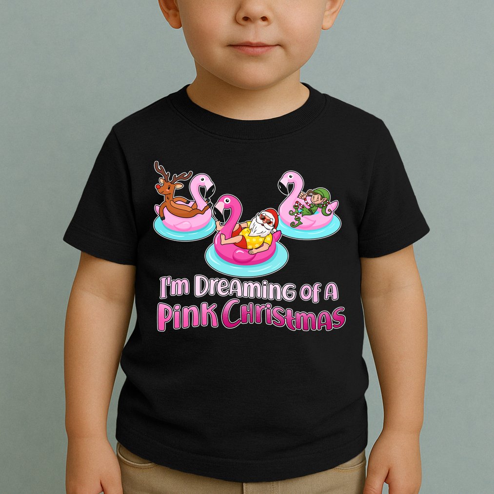 I'm Dreaming of a Pink Christmas Toddler T-Shirt