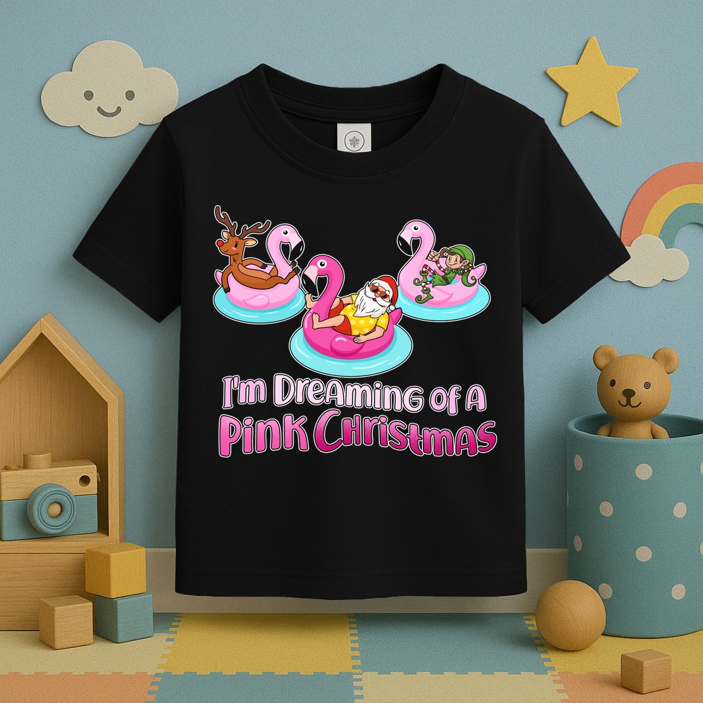 I'm Dreaming of a Pink Christmas Toddler T-Shirt