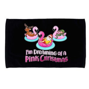 I'm Dreaming of a Pink Christmas Microfiber Hand Towel