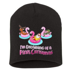 I'm Dreaming of a Pink Christmas Short Acrylic Beanie