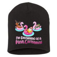 I'm Dreaming of a Pink Christmas Short Acrylic Beanie