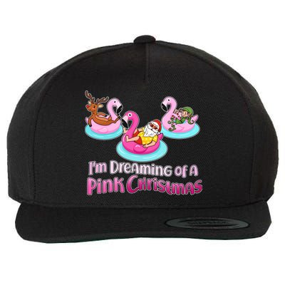 I'm Dreaming of a Pink Christmas Wool Snapback Cap