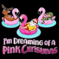 I'm Dreaming of a Pink Christmas Wool Snapback Cap