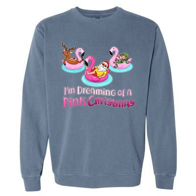 I'm Dreaming of a Pink Christmas Garment-Dyed Sweatshirt