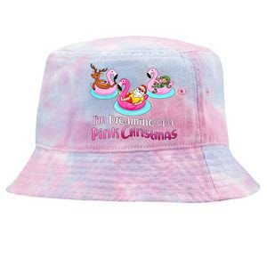 I'm Dreaming of a Pink Christmas Tie-Dyed Bucket Hat