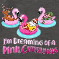 I'm Dreaming of a Pink Christmas Vector Backpack