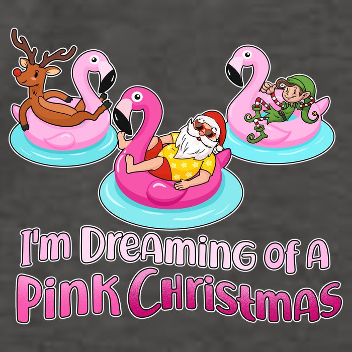 I'm Dreaming of a Pink Christmas Vector Backpack