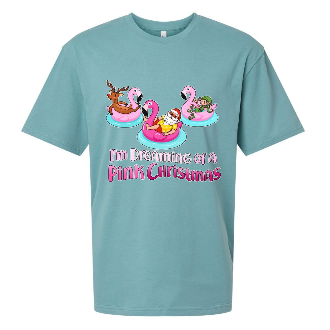 I'm Dreaming of a Pink Christmas Sueded Cloud Jersey T-Shirt