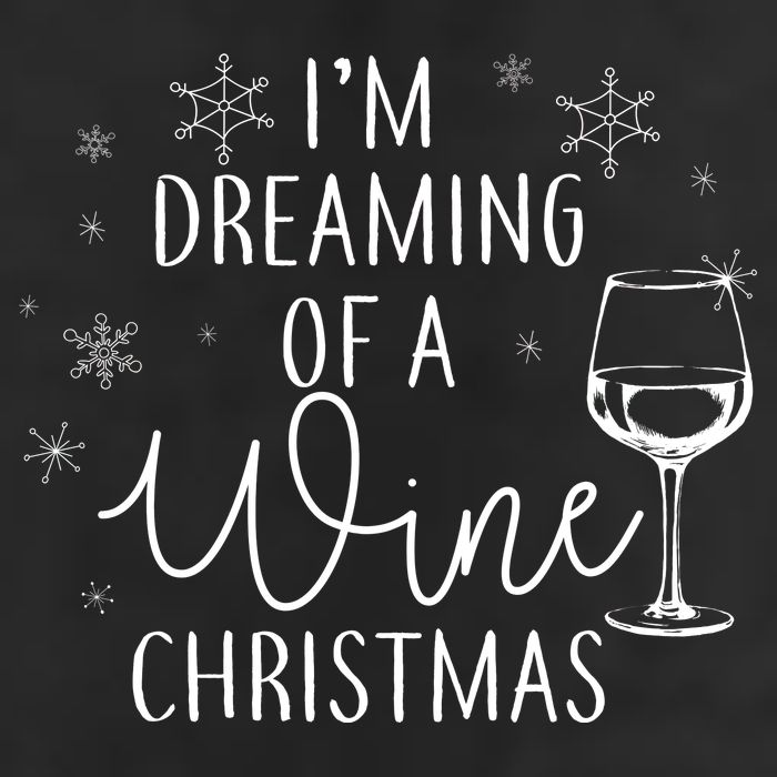I'm Dreaming Of A Wine Christmas Cool Comfort Performance Bucket Hat
