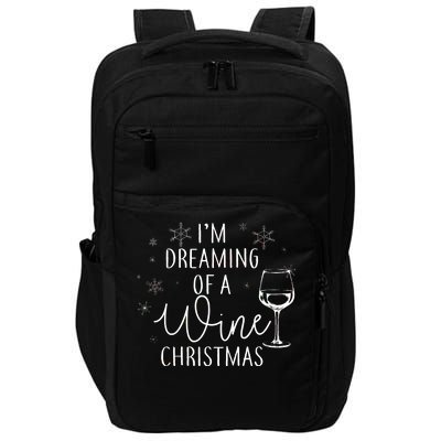 I'm Dreaming Of A Wine Christmas Impact Tech Backpack