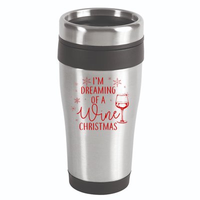 I'm Dreaming Of A Wine Christmas 16oz Travel Tumbler