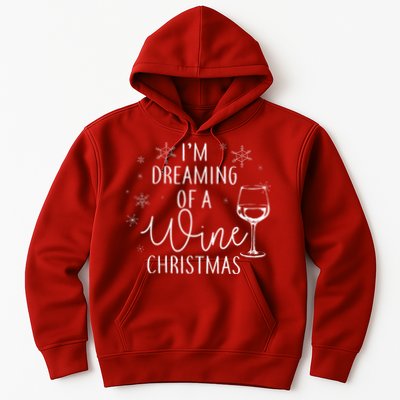 I'm Dreaming Of A Wine Christmas Hoodie