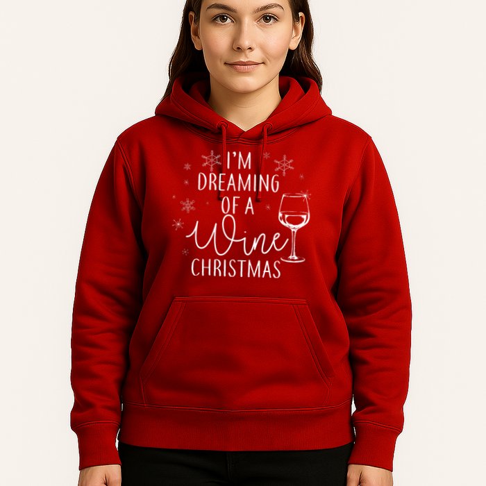 I'm Dreaming Of A Wine Christmas Hoodie