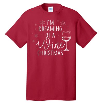 I'm Dreaming Of A Wine Christmas Tall T-Shirt