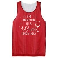 I'm Dreaming Of A Wine Christmas Mesh Reversible Basketball Jersey Tank