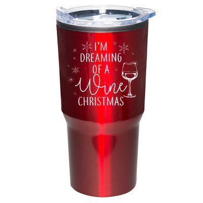 I'm Dreaming Of A Wine Christmas Tumbler