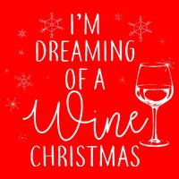 I'm Dreaming Of A Wine Christmas Baby Bodysuit