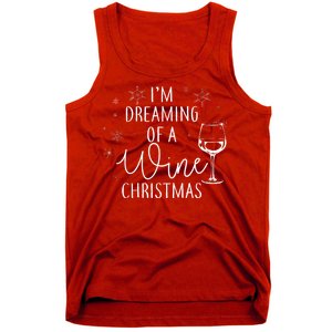 I'm Dreaming Of A Wine Christmas Tank Top