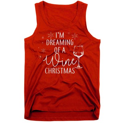 I'm Dreaming Of A Wine Christmas Tank Top