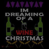 I'm Dreaming Of A Wine Christmas Ugly Impact Tech Backpack