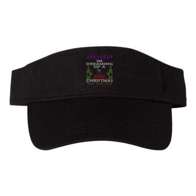 I'm Dreaming Of A Wine Christmas Ugly Visor
