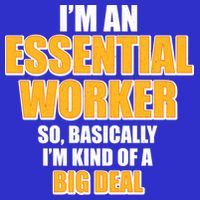 I'm Essential Worker So Basically I'm Kind of A Big Deal 16 in Basic Backpack