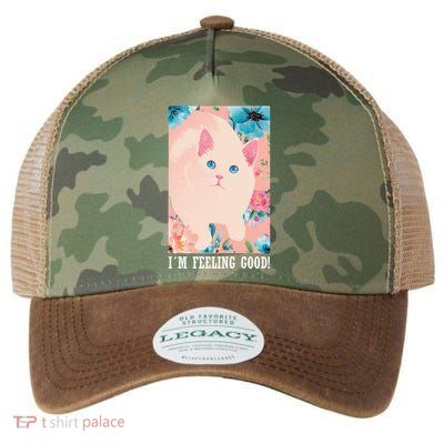 I'm Feel Good Cute Cat Legacy Tie Dye Trucker Hat