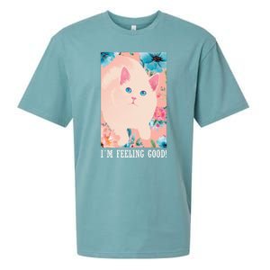 I'm Feel Good Cute Cat Sueded Cloud Jersey T-Shirt