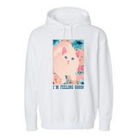 I'm Feel Good Cute Cat Garment-Dyed Fleece Hoodie