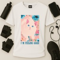 I'm Feel Good Cute Cat Cooling Performance Crew T-Shirt