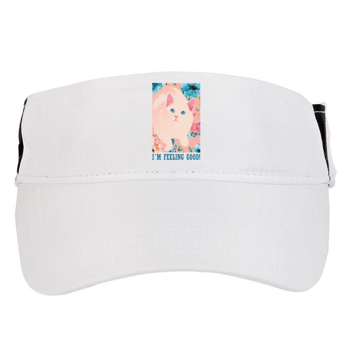 I'm Feel Good Cute Cat Adult Drive Performance Visor