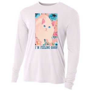 I'm Feel Good Cute Cat Cooling Performance Long Sleeve Crew